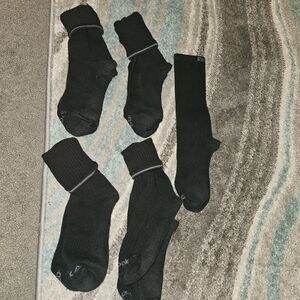 Reebok Black Mixed Crew & Ankle Athletic Socks - 4 Pack + 1 Extra Sock